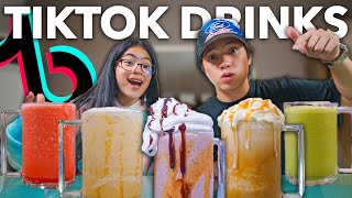 Testing Viral TikTok SECRET Drinks Must TRY  Ranz and Niana [upl. by Ciapas]