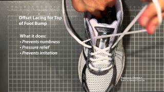 Athletic Shoe Lacing Tutorial Lock Lacing  Offset Lacing  Increasing Forefoot Width Lacing [upl. by Nyleek]