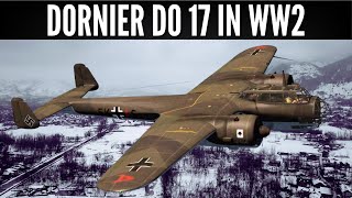 Dornier Do 17  Flying Pencil of WW2  Once Do 17 spearheaded the Luftwaffe campaigns in WW2 [upl. by Fidelas119]