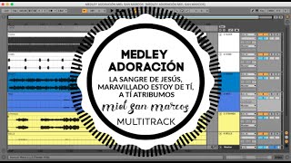 Medley La Sangre de Jesús Maravillado estoy de Tí A Tí atribuimos Miel San Marcos  Multitrack [upl. by Fitzpatrick]