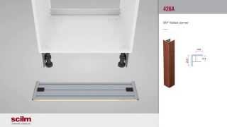 Scilm  ZOCCOLO PER CUCINA  KITCHEN PLINTH FOR FURNITURE [upl. by Icyac]