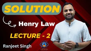 Henrys law Ranjeet SirLecture 2 [upl. by Bowe]