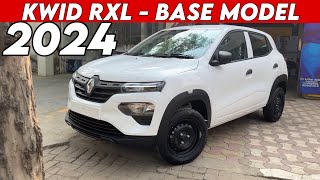 NEW 2024 KWID RXL BASE MODEL VALUE FOR MONEY ❤️ RENAULT KWID BASE MODEL 2024 NEW MODEL WHITE COLOUR [upl. by Briny]