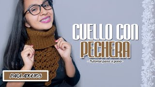 CUELLOS TEJIDOS A CROCHET PARA MUJER fáciles ✅ [upl. by Neffets]