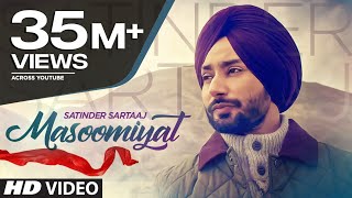 Satinder Sartaaj Masoomiyat Full Song  Beat Minister  Latest Punjabi Songs 2017  TSeries [upl. by Johm226]