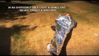 How to use the Space Blanket [upl. by Eyde]