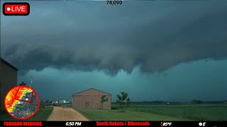 Midwest Windbag Threat  All Hazards Possible  Live Storm Chasing [upl. by Gavra]