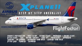 X Plane 11Flight Factor A320 Ultimate TutorialDownload ChecklistColdampDarkGo AroundSecuring [upl. by Omora]