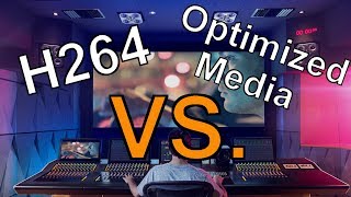 H264 VS Optimized Media Showcase [upl. by Ahsinnek874]