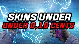 CSGO TOP SKINS UNDER 010 Best Cheap Skins Under 10 Cents CSGO best cheap skins [upl. by Ahsiuqram]