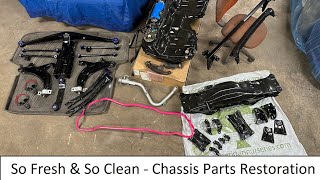 Subaru Rust Repair  Preparing All The Chassis Components  My Bugeye Part 3 [upl. by Elsilrac]