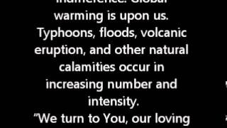 ORATIO IMPIRATA Prayer for Natural Calamities [upl. by Morvin243]