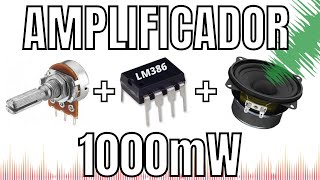 El Amplificador MÁS FÁCIL de Hacer LM386 Audio Amp  Montaje Paso a Paso  UTSOURCE [upl. by Alikahs409]