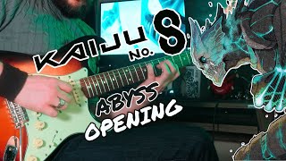 🎸TABS譜付き Kaiju No 8 OP『Abyss  YUNGBLUD』Guitar Cover 怪獣8号 OP ギター弾いてみた [upl. by Boyer788]