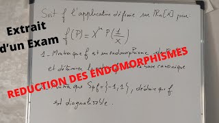 Réduction des endomorphismesExercice Corrigé 2 [upl. by Eahs]