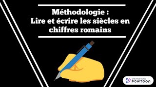 Lire et écrire correctement les siècles en chiffres romains [upl. by Nedia222]