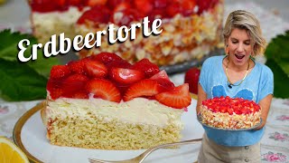 Erdbeertorte  wie aus der Bäckerei  Felicitas Then [upl. by Diandra906]