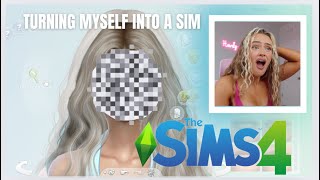 I tried to create myself in the sims 4 amp FAILED  using CC MY FIRST GAMING VIDEO [upl. by Oliviero677]