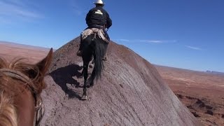 Monument Valley Land Of The Navajos Trail Ride with Missouri Fox Trotters [upl. by Gnourt532]