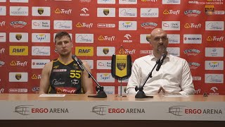 Konferencja po meczu Trefl Sopot  MKS Dąbrowa Górnicza  Trefl Sopot [upl. by Idalina]