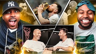 WHEN ZINEDINE ZIDANE MET LIONEL MESSI Reaction LEGEND TALK🏆🏆 [upl. by Auric]