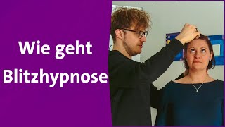 Wie geht Blitzhypnose Hypnose lernen  im Stehen und mit Schnipsen [upl. by Balbur]