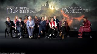 Fantastic Beasts The Secrets of Dumbledore  Virtual Press Conference [upl. by Silbahc]