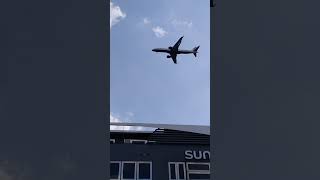 More planes flying ExCel London airplane planespotting sky clouds harbour June 2024 london [upl. by Osyth552]