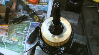 VW POLO 12 OIL FILTER REPLACMENT [upl. by Alicirp]