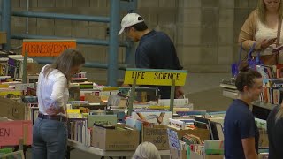 AAUW State College used book sale returns for 61st year [upl. by Ellesig]