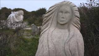 Portland stone quarry Weymouth Dorset [upl. by Yarazed]