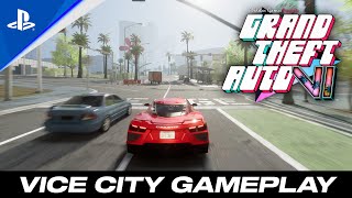 GTA 6  Vice City Physics Vehicle Realistic Light and Gameplay Recreated [upl. by Tollman]