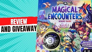 quotMagic 8 Ball Magical Encounters Board Gamequot Review and Giveaway [upl. by Aicarg]