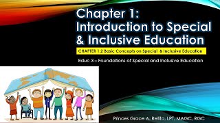 Educ 3 12 Basic Concepts on Special and Inclusive Education [upl. by Poree]