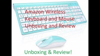 Cimetech Wireless Keyboard and Mouse Quick Unboxing and Review [upl. by Treat]