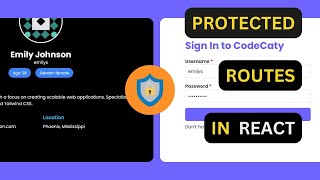 How to create Protected Routes and Authentication with React Router v6 tutorial in Hindi [upl. by Bridwell52]