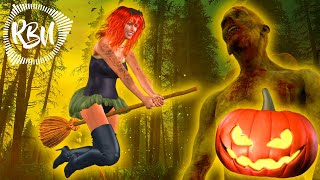 Dark Forest ASMR Ambience with Zombies amp Haunted Pumpkins 🌲🧟‍♂️🎃 [upl. by Seem]