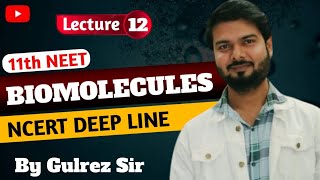 L12BIOMOLECULES POLYSACCHARIDE 1CLASS11th NEET [upl. by Airoled909]