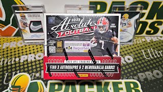 2023 Absolute Football Hobby Box Opening 5 Hits per Box Late to the Party Upload [upl. by Pamelina]