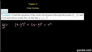 Hindi  Circle Example 4  Conic Sections  Ch 11  CBSE Class 11th Math [upl. by Nodnab]