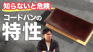 【5分で解説】高級革コードバンを買う前に知ってほしいことを簡潔に紹介します！ [upl. by Oona578]