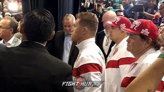 BEHIND THE SCENES WITH CANELO ALVAREZ MOMENTS BEFORE SERGEY KOVALEV MISSED WEIGHT [upl. by Pryce]