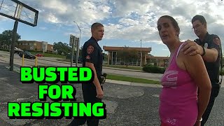 Busted for Resisting  Lakeland Florida  July 20 2023 [upl. by Anyl]