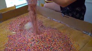 Guy Pours A MILLION SPRINKLES On A Cake  Whats Trending Now [upl. by Arahk765]