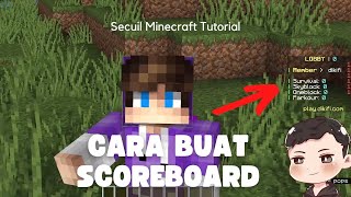 Cara Setup SCOREBOARD di Server Minecraft JAVA  Secuil Minecraft Tutorial [upl. by Eoz1]