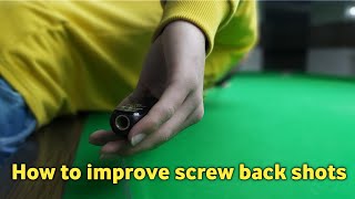 How to improve screw back shots [upl. by Ynagoham756]