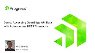 Accessing OpenEdge API Data with Autonomous REST Connector from Progress [upl. by Alah523]