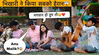 Beggar Singing Prank With Twist  Shocking😱 Public Reactions  Prank In India  Jhopdi K [upl. by Akcirahs]