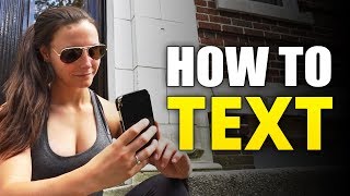 How to Text a Girl You Like  7 Alpha Tricks to Get a Girl to Like You Over Text Today [upl. by Noyk625]