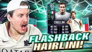 Chiellini but with HAIR 85 FLASHBACK CHIELLINI Review FIFA 22 Ultimate Team [upl. by Kobe]